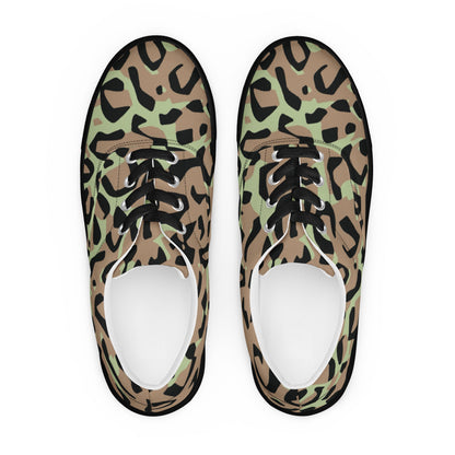 Congo (Zaire) Leopard Spot CAMO Mens Lace-Up Canvas Shoes - Lace-up
