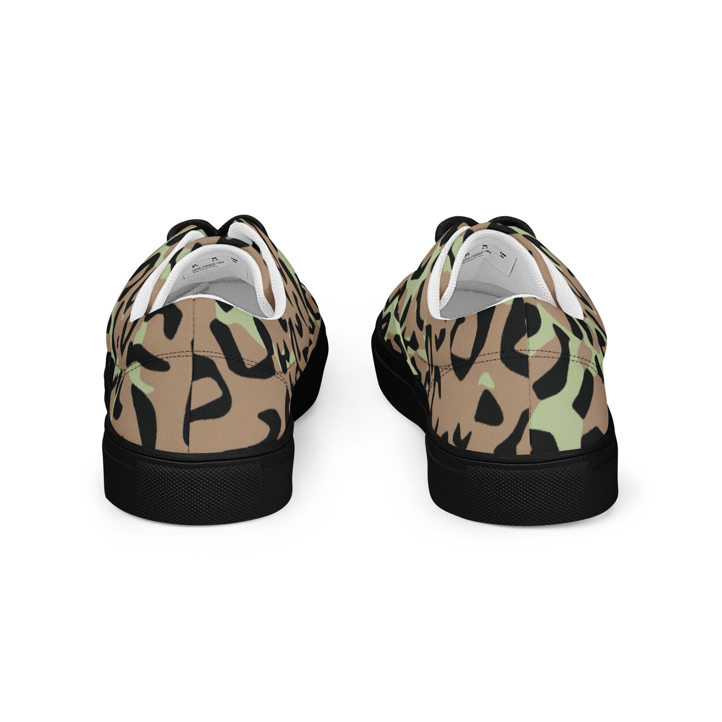 Congo (Zaire) Leopard Spot CAMO Mens Lace-Up Canvas Shoes - Lace-up