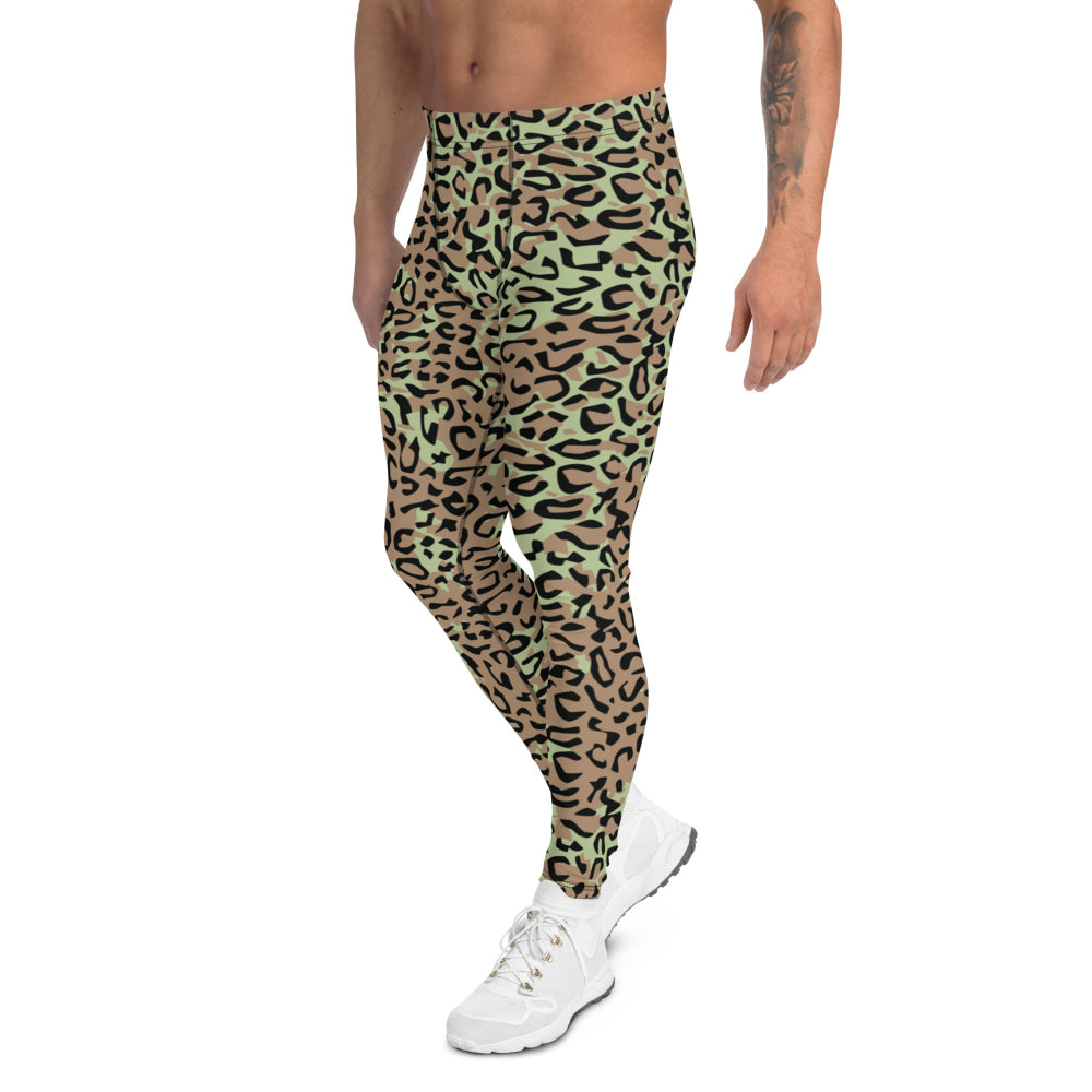 Congo (Zaire) Leopard Spot CAMO Men’s Leggings - Mens