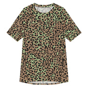 Leopard Spot Zaire CAMO Mens Short-Sleeve Rash Guard - 2XS - SS