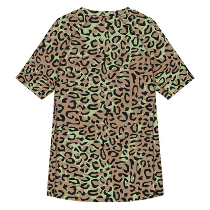 Congo (Zaire) Leopard Spot CAMO Mens Short-Sleeve Rash Guard