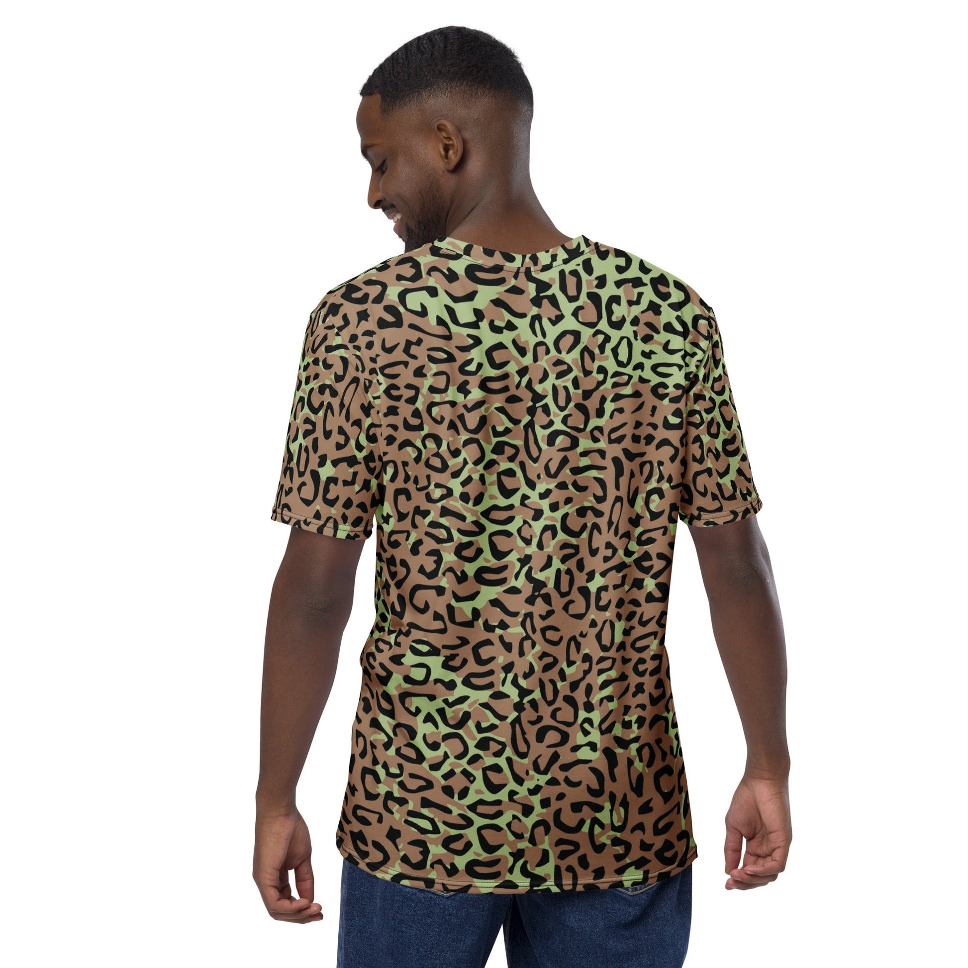 Congo (Zaire) Leopard Spot CAMO Mens t-shirt - T-Shirts