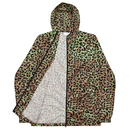 Congo (Zaire) Leopard Spot CAMO Men’s windbreaker - Mens Windbreaker