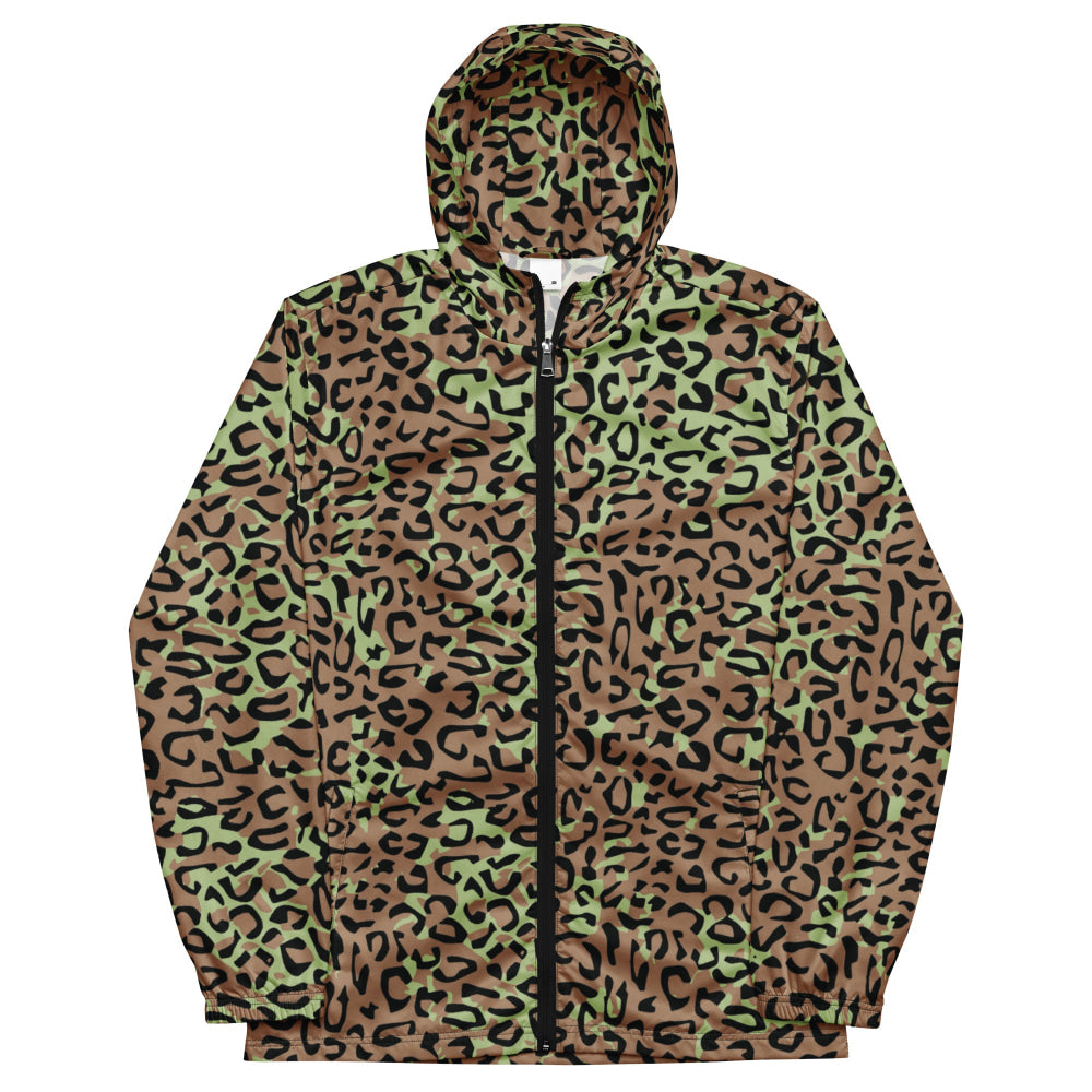 Congo (Zaire) Leopard Spot CAMO Men’s windbreaker - Mens Windbreaker