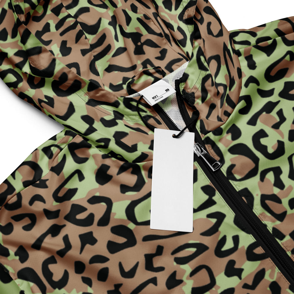 Congo (Zaire) Leopard Spot CAMO Men’s windbreaker - Mens Windbreaker