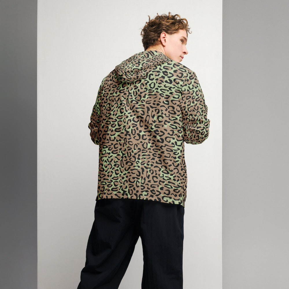 Congo (Zaire) Leopard Spot CAMO Men’s windbreaker - Mens Windbreaker