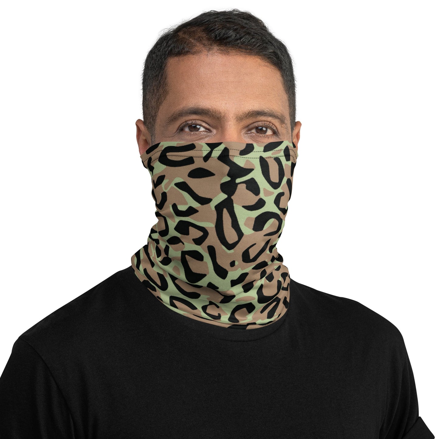 Congo (Zaire) Leopard Spot CAMO Neck Gaiter Gaiters