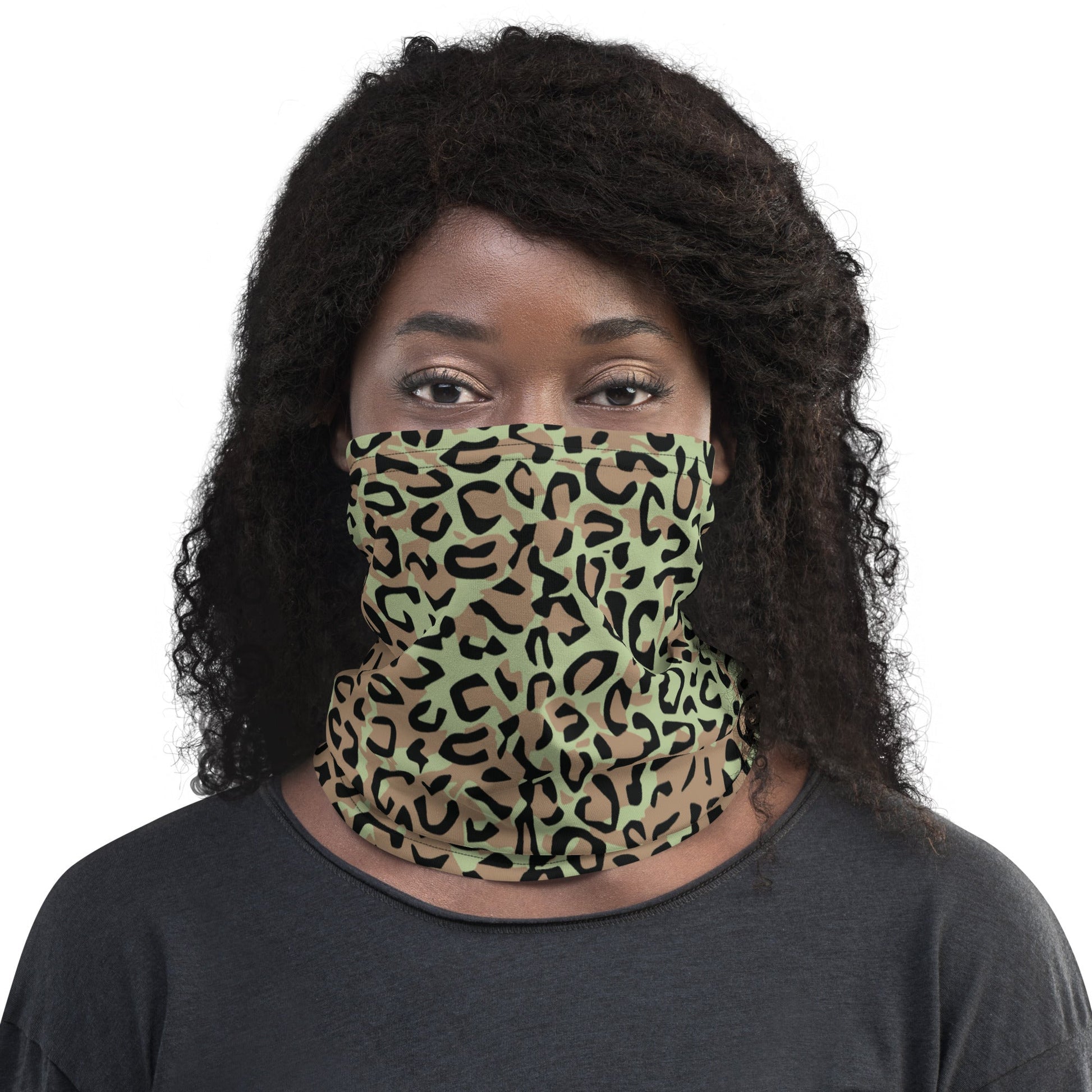 Congo (Zaire) Leopard Spot CAMO Neck Gaiter - Gaiters