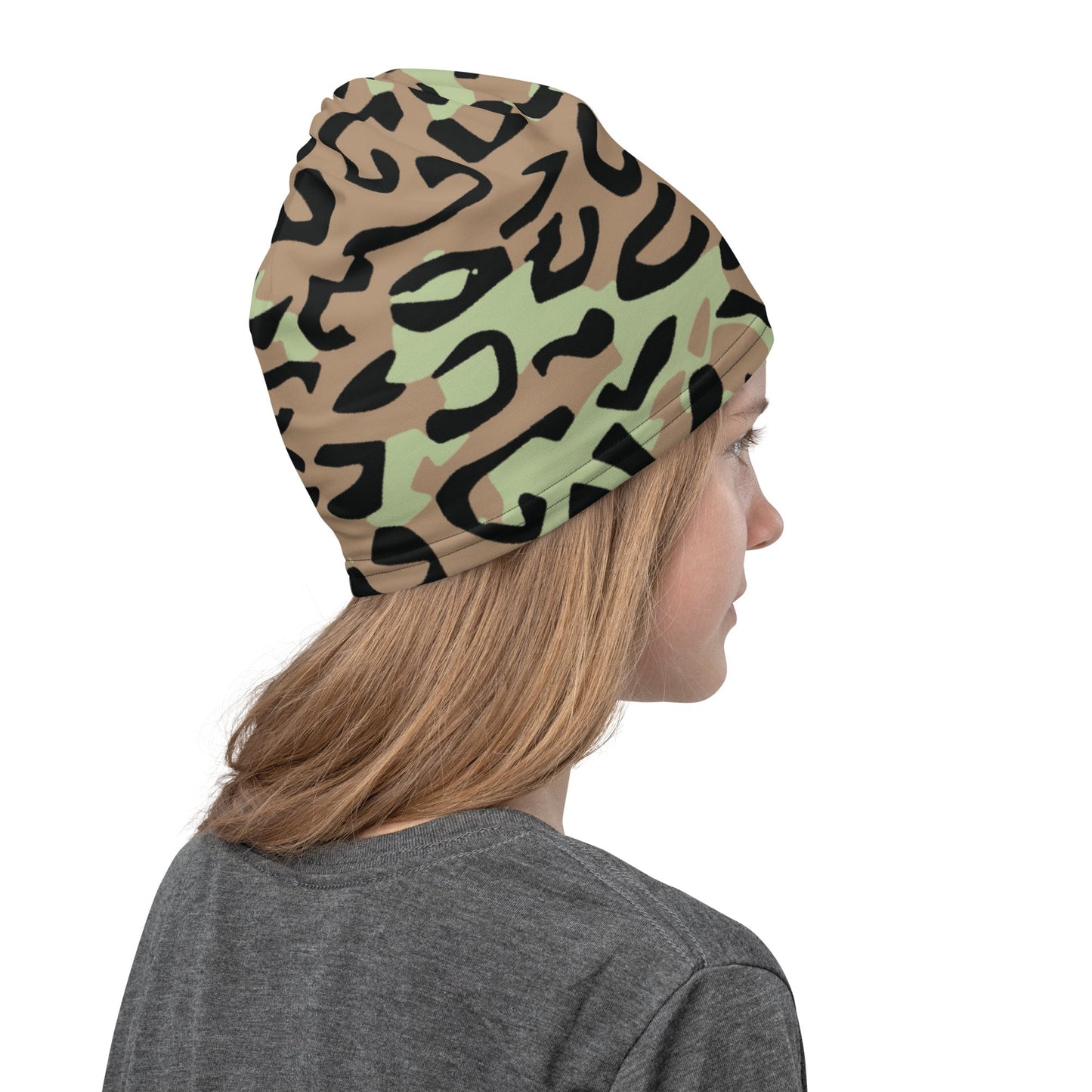 Congo (Zaire) Leopard Spot CAMO Neck Gaiter Gaiters