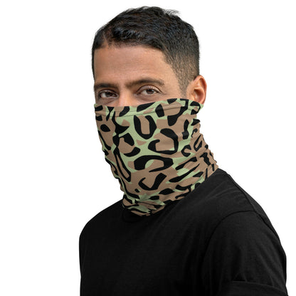 Congo (Zaire) Leopard Spot CAMO Neck Gaiter