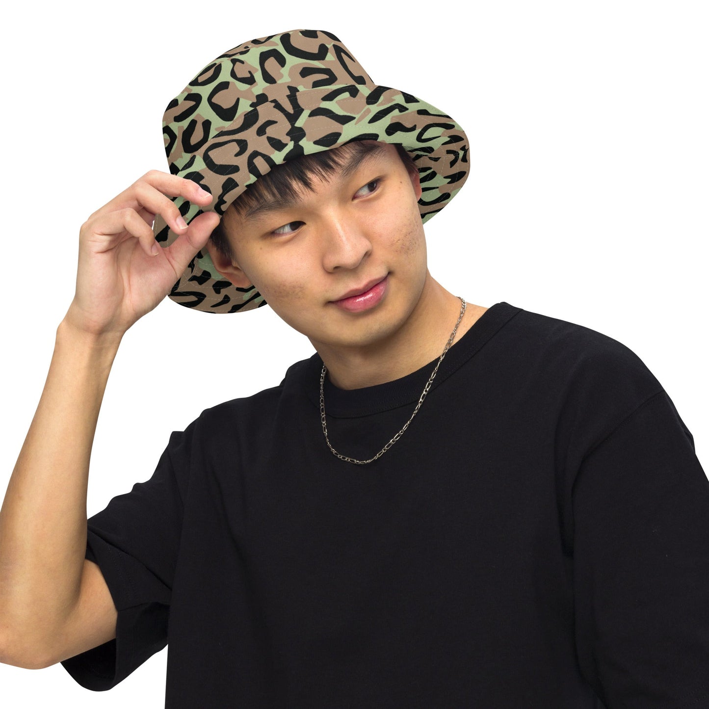 Congo (Zaire) Leopard Spot CAMO Reversible bucket hat - Bucket Hats