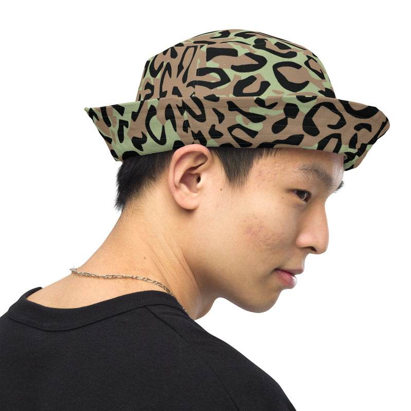 Leopard Spot Zaire CAMO Reversible Bucket Hat - Head