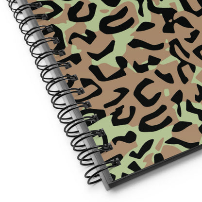 Congo (Zaire) Leopard Spot CAMO Spiral Notebook