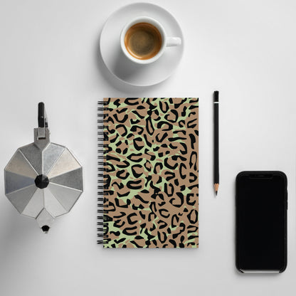Congo (Zaire) Leopard Spot CAMO Spiral Notebook
