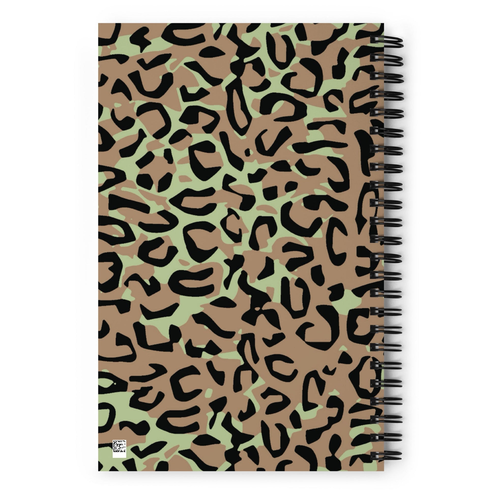 Congo (Zaire) Leopard Spot CAMO Spiral Notebook