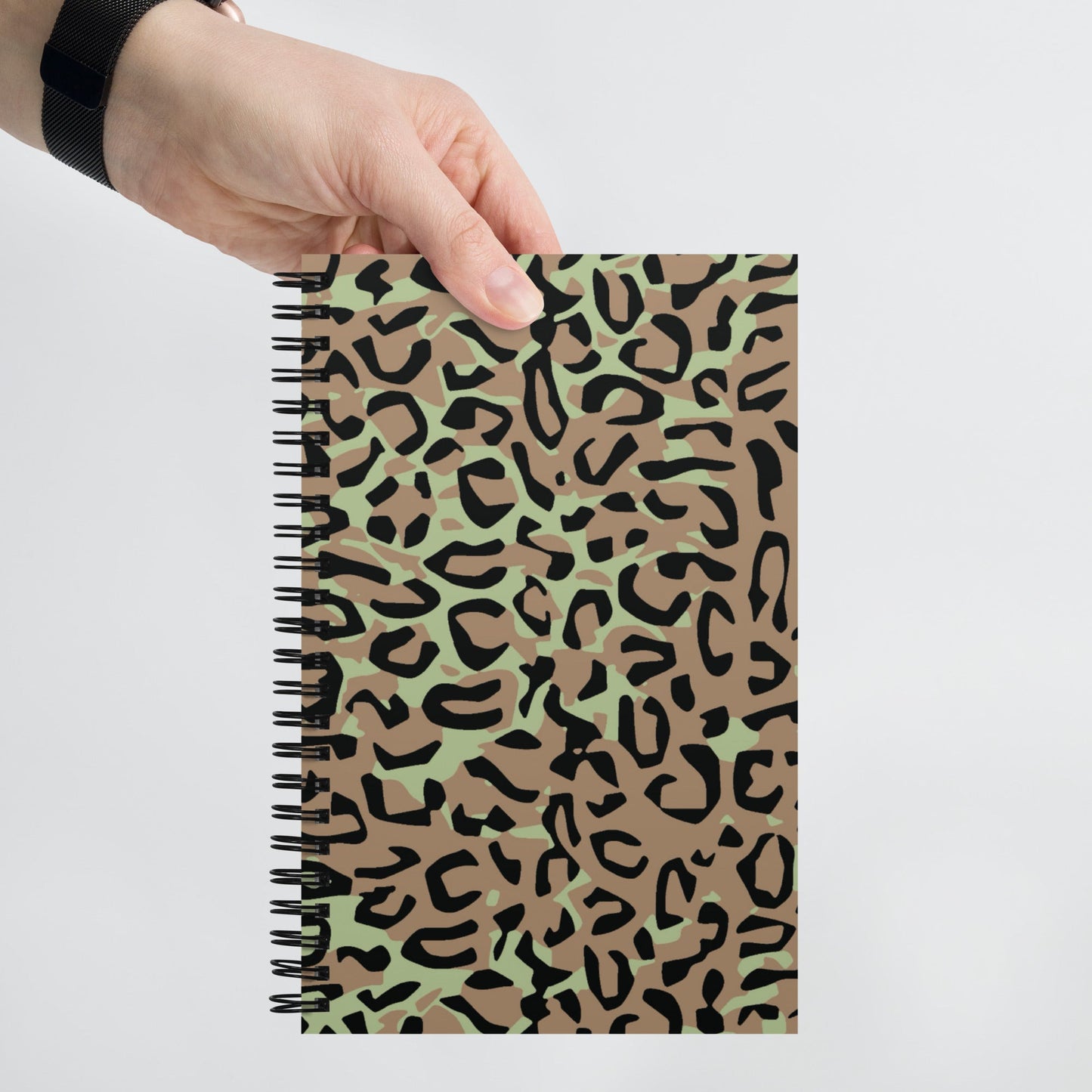 Congo (Zaire) Leopard Spot CAMO Spiral Notebook