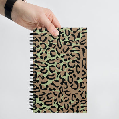 Congo (Zaire) Leopard Spot CAMO Spiral Notebook
