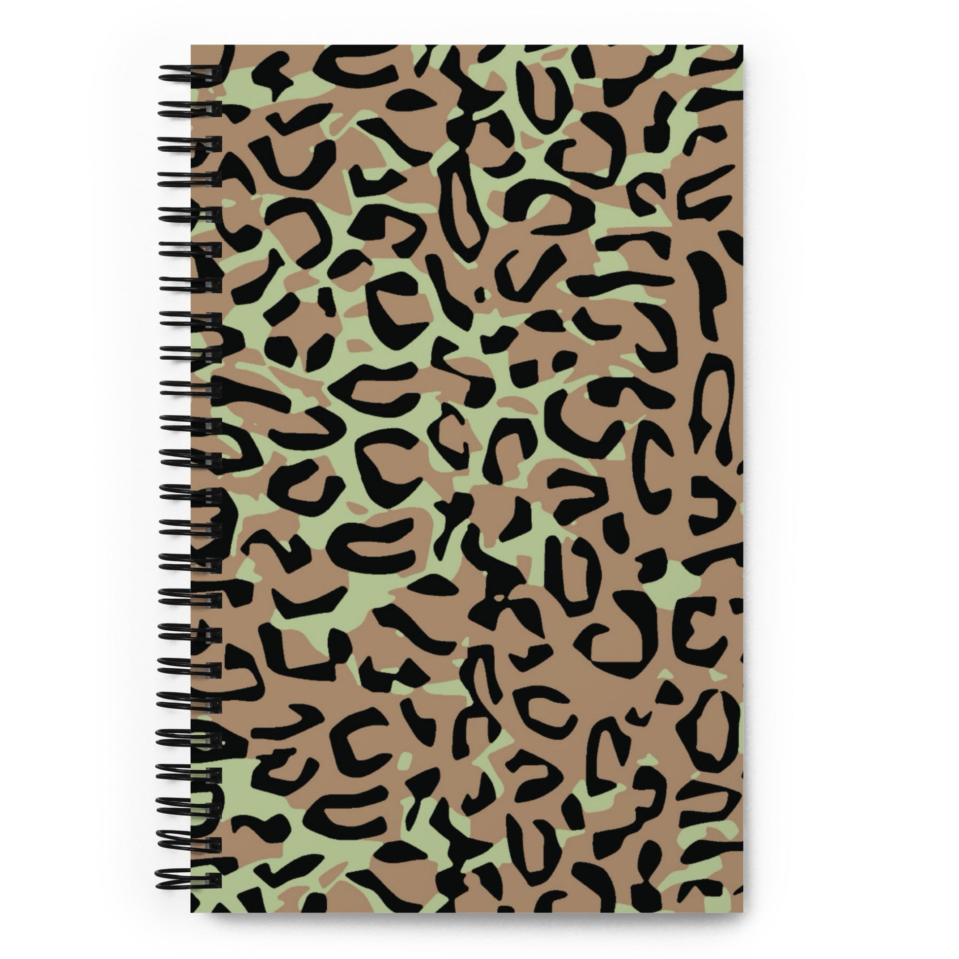Congo (Zaire) Leopard Spot CAMO Spiral Notebook