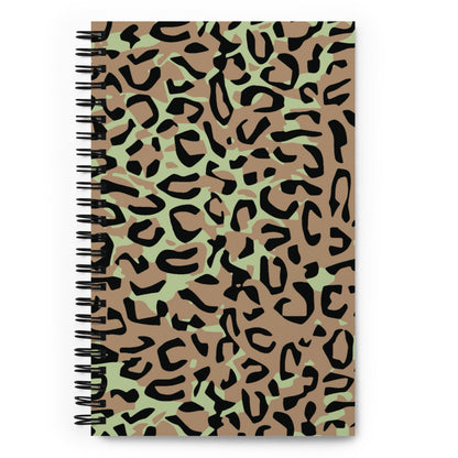 Congo (Zaire) Leopard Spot CAMO Spiral Notebook