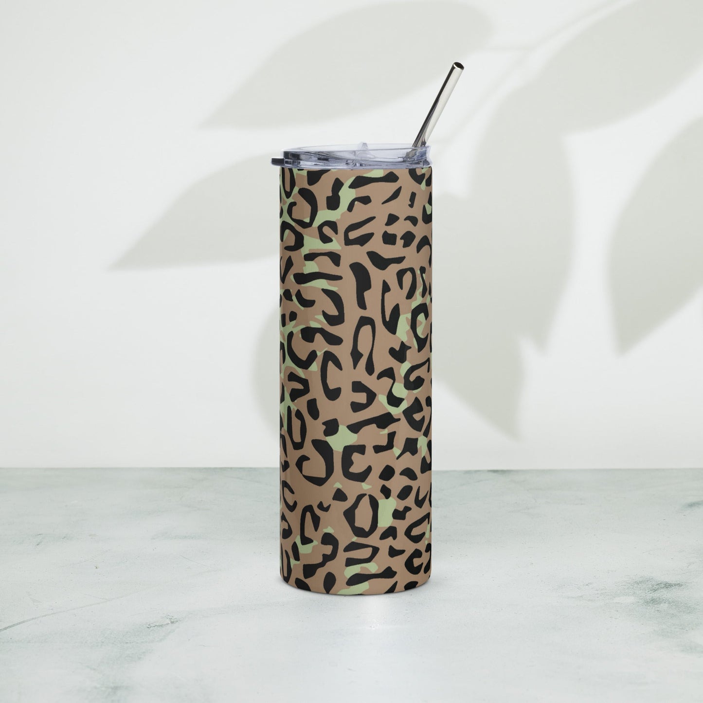 Congo (Zaire) Leopard Spot CAMO Stainless Steel Tumbler