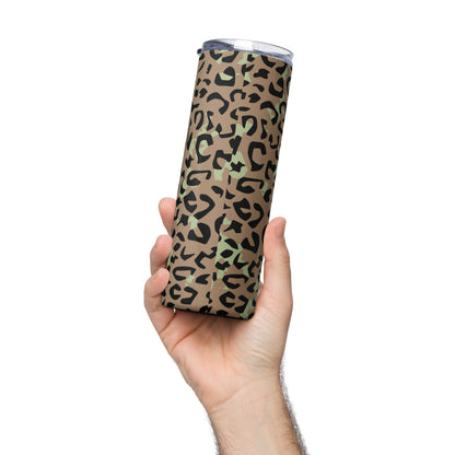 Congo (Zaire) Leopard Spot CAMO Stainless Steel Tumbler