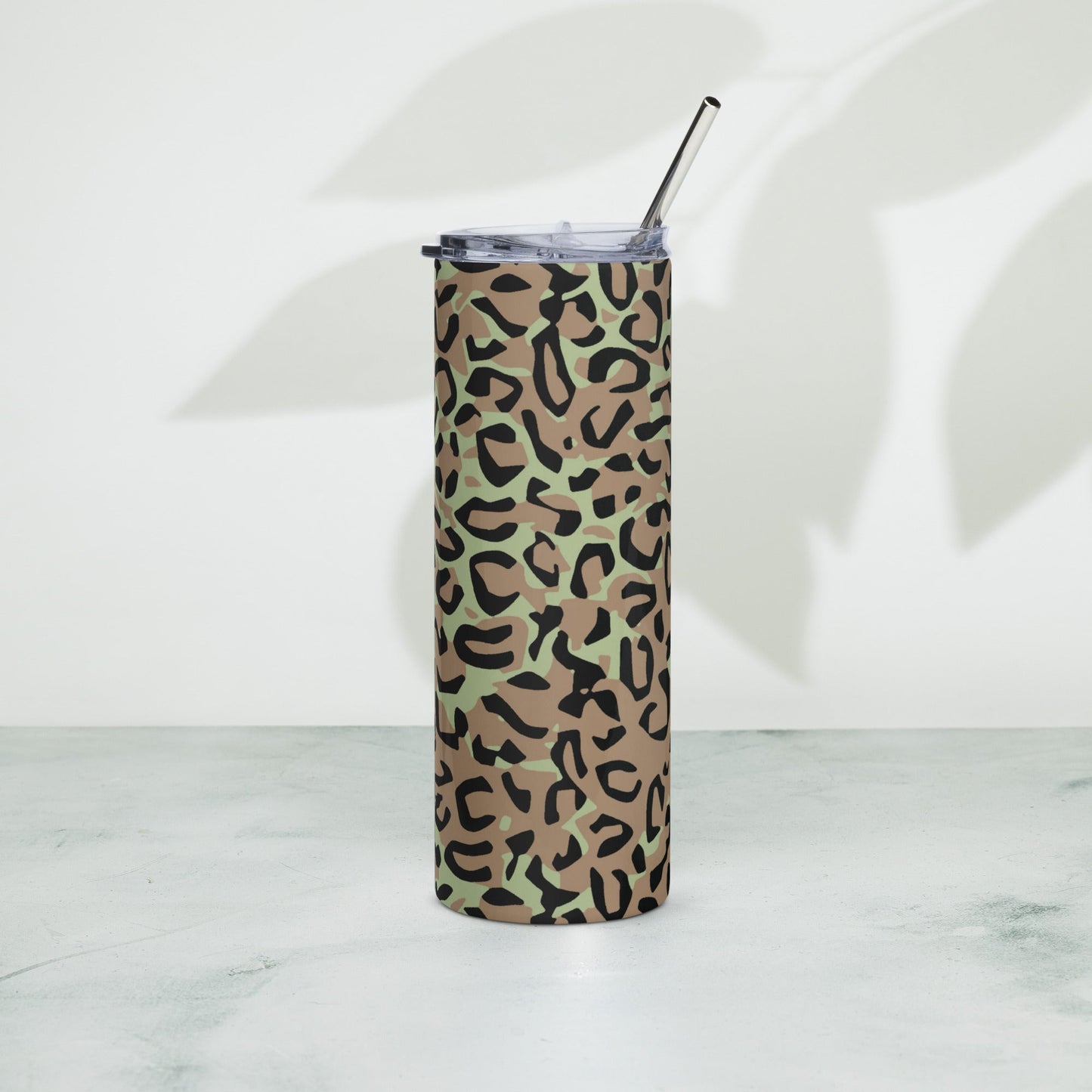 Congo (Zaire) Leopard Spot CAMO Stainless Steel Tumbler