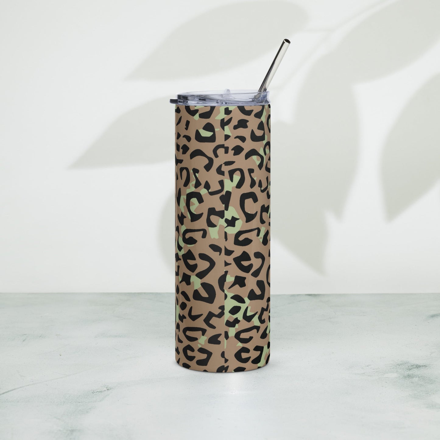 Congo (Zaire) Leopard Spot CAMO Stainless Steel Tumbler
