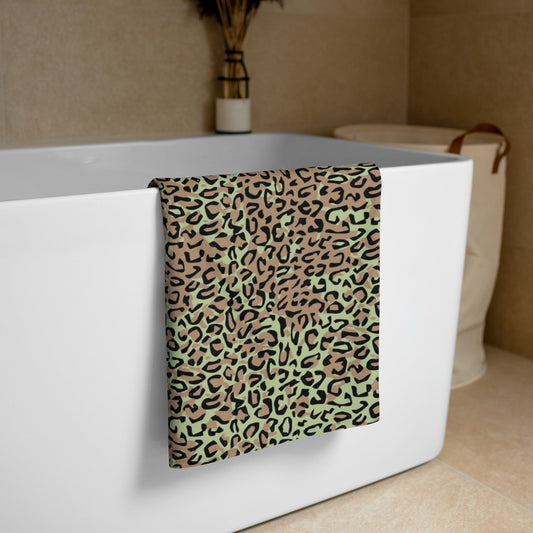 Congo (Zaire) Leopard Spot CAMO Towel