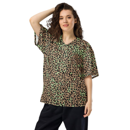 Congo (Zaire) Leopard Spot CAMO Unisex American Football Jersey