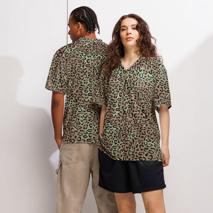 Congo (Zaire) Leopard Spot CAMO Unisex American Football Jersey