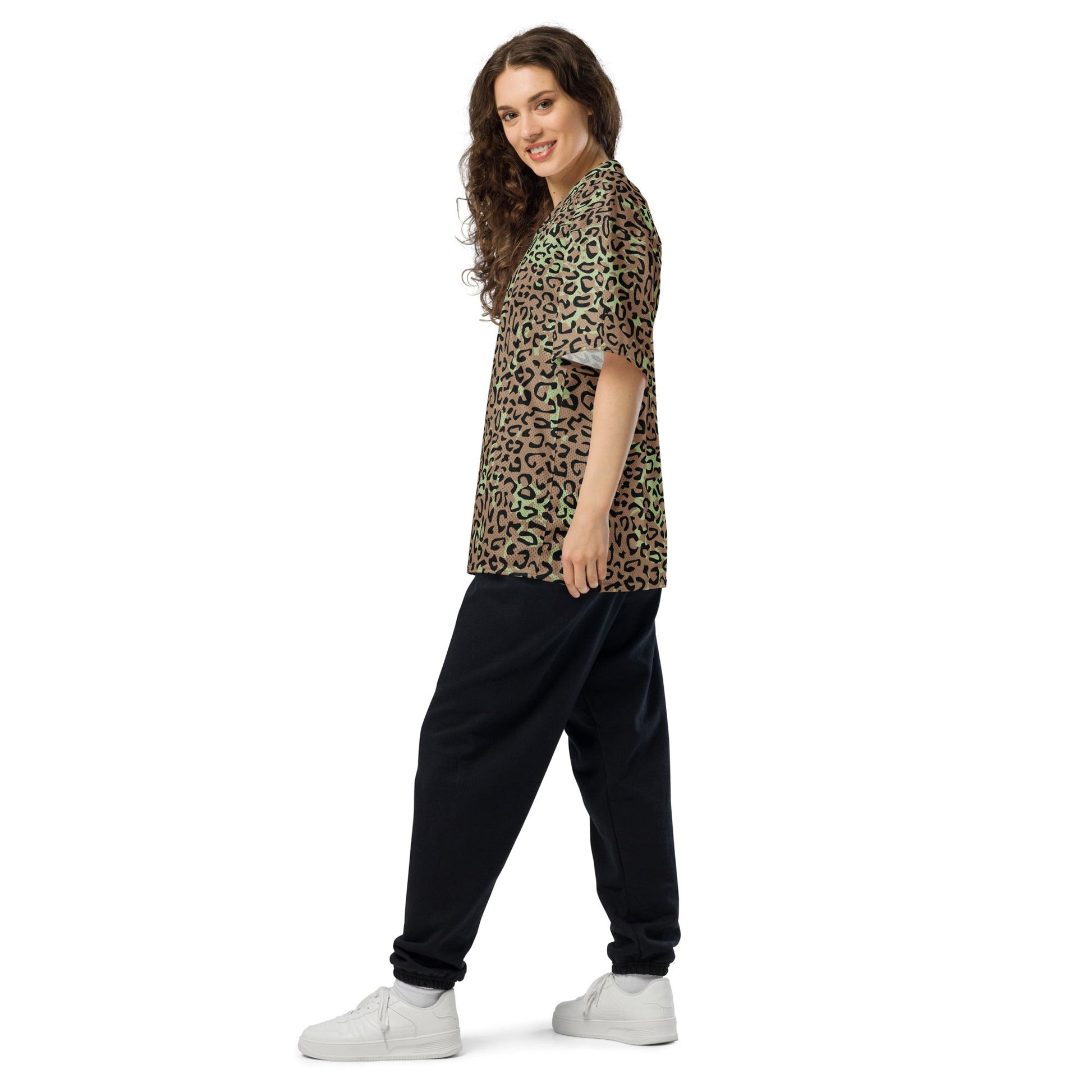 Congo (Zaire) Leopard Spot CAMO Unisex American Football Jersey