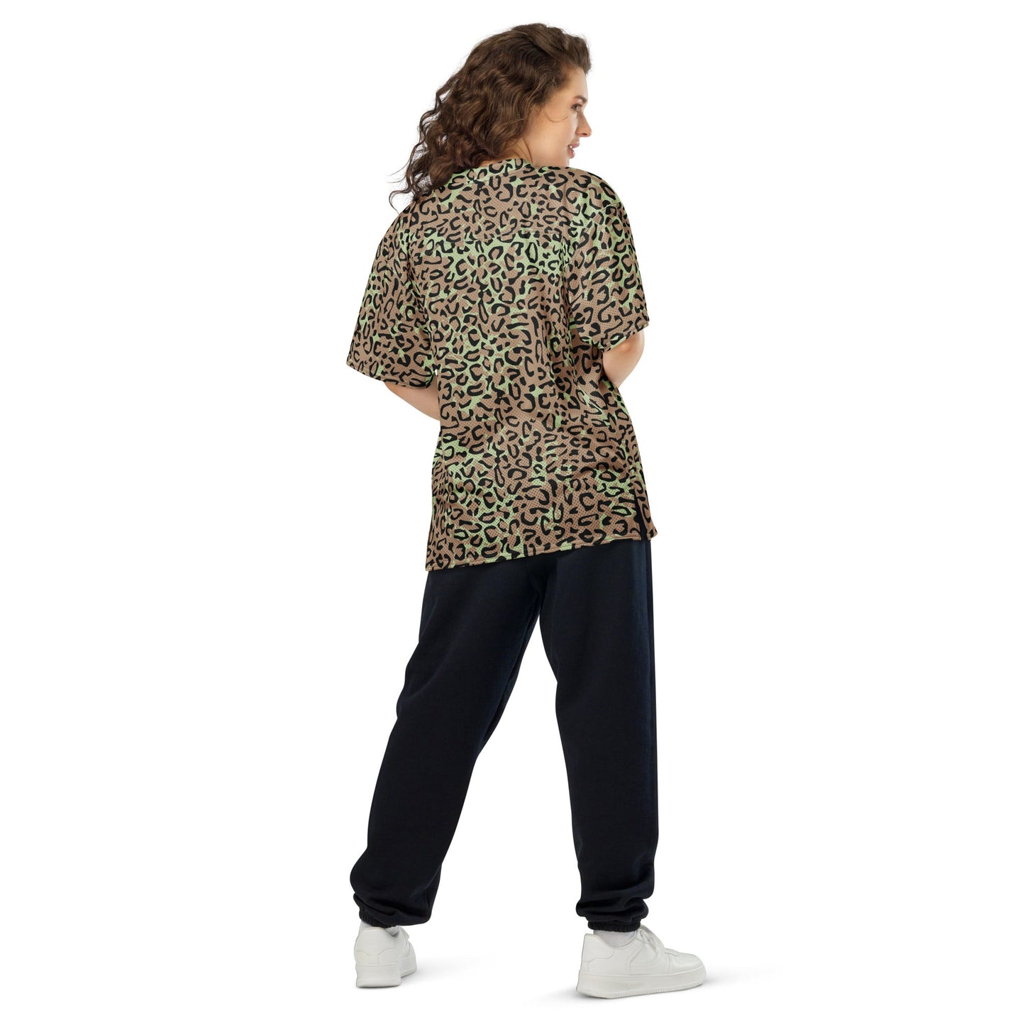 Congo (Zaire) Leopard Spot CAMO Unisex American Football Jersey