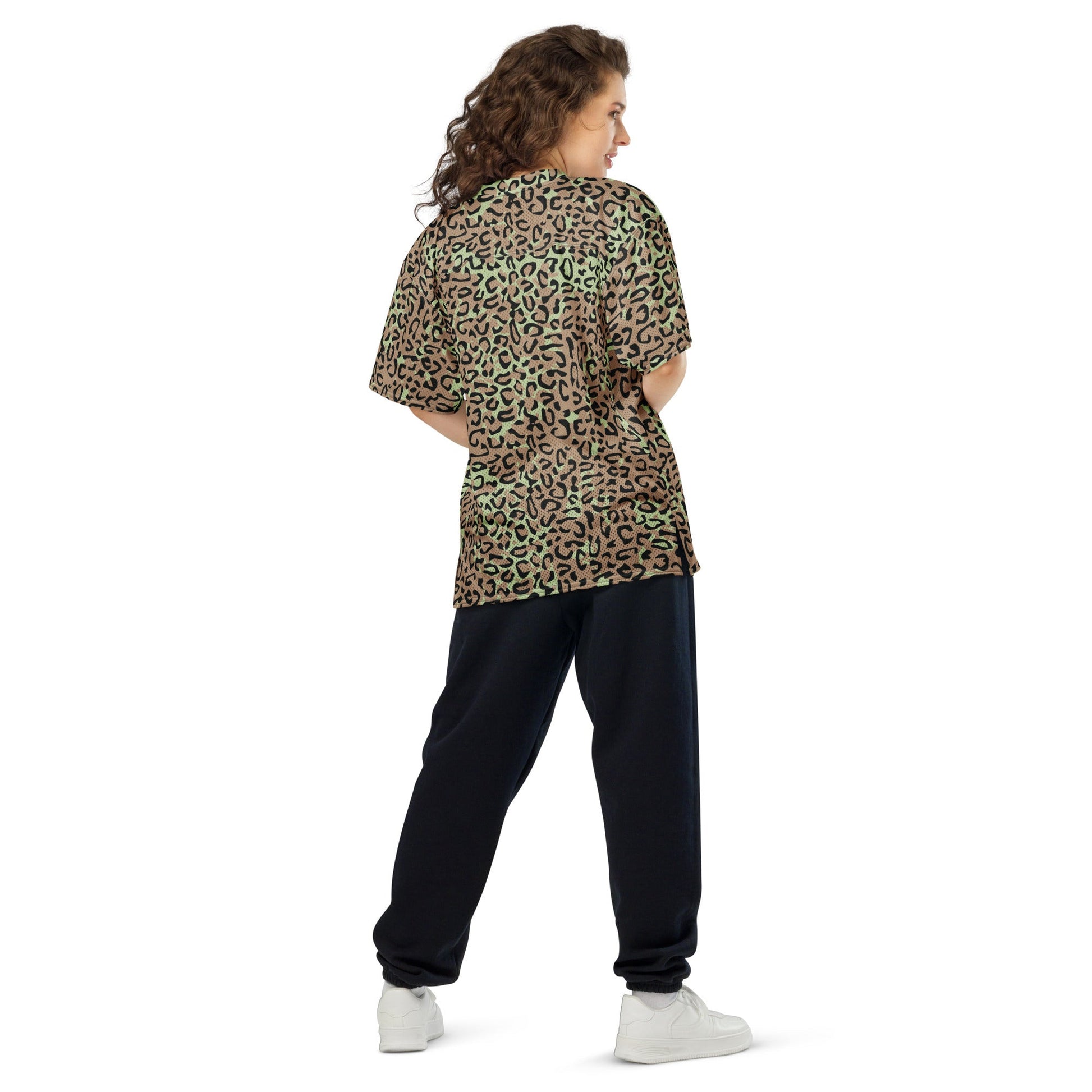 Congo (Zaire) Leopard Spot CAMO Unisex American Football Jersey
