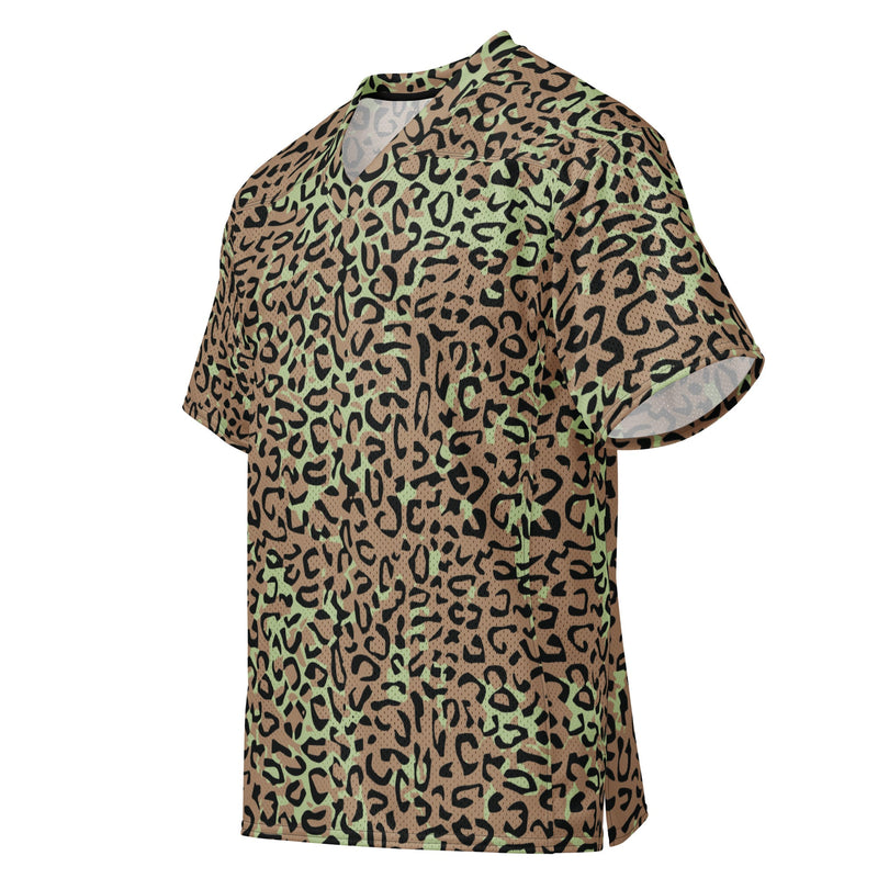 Leopard Spot Zaire CAMO Unisex American Football Jersey