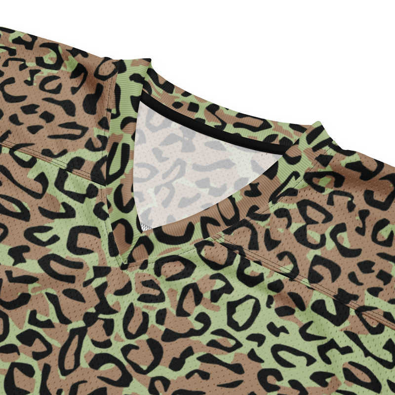 Leopard Spot Zaire CAMO Unisex American Football Jersey