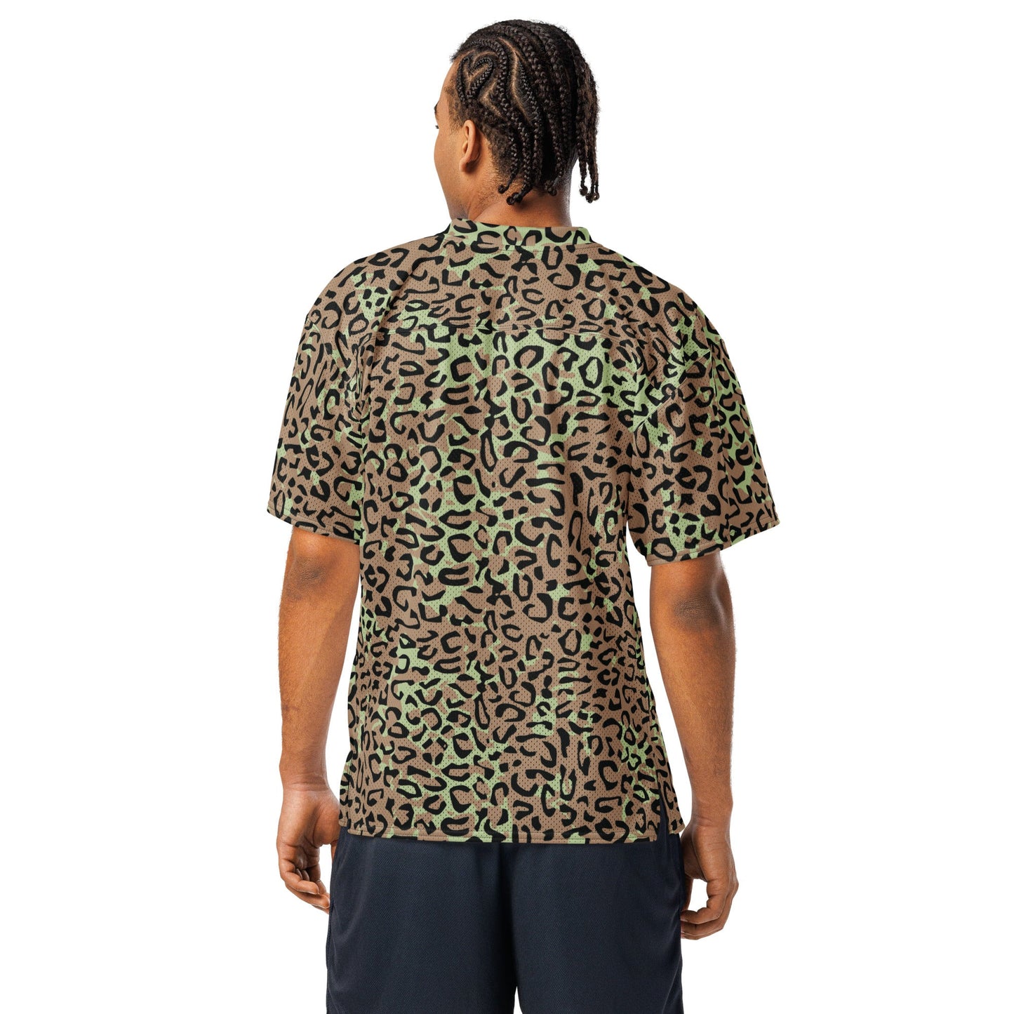 Congo (Zaire) Leopard Spot CAMO Unisex American Football Jersey