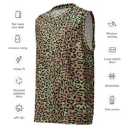 Leopard Spot Zaire CAMO Unisex Basketball Jersey
