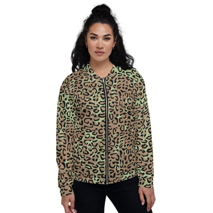 Congo (Zaire) Leopard Spot CAMO Unisex Bomber Jacket