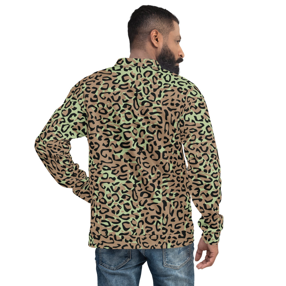 Congo (Zaire) Leopard Spot CAMO Unisex Bomber Jacket