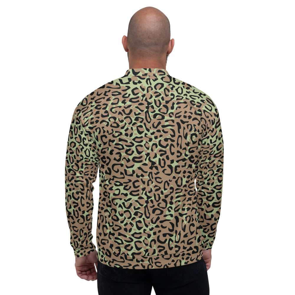 Congo (Zaire) Leopard Spot CAMO Unisex Bomber Jacket