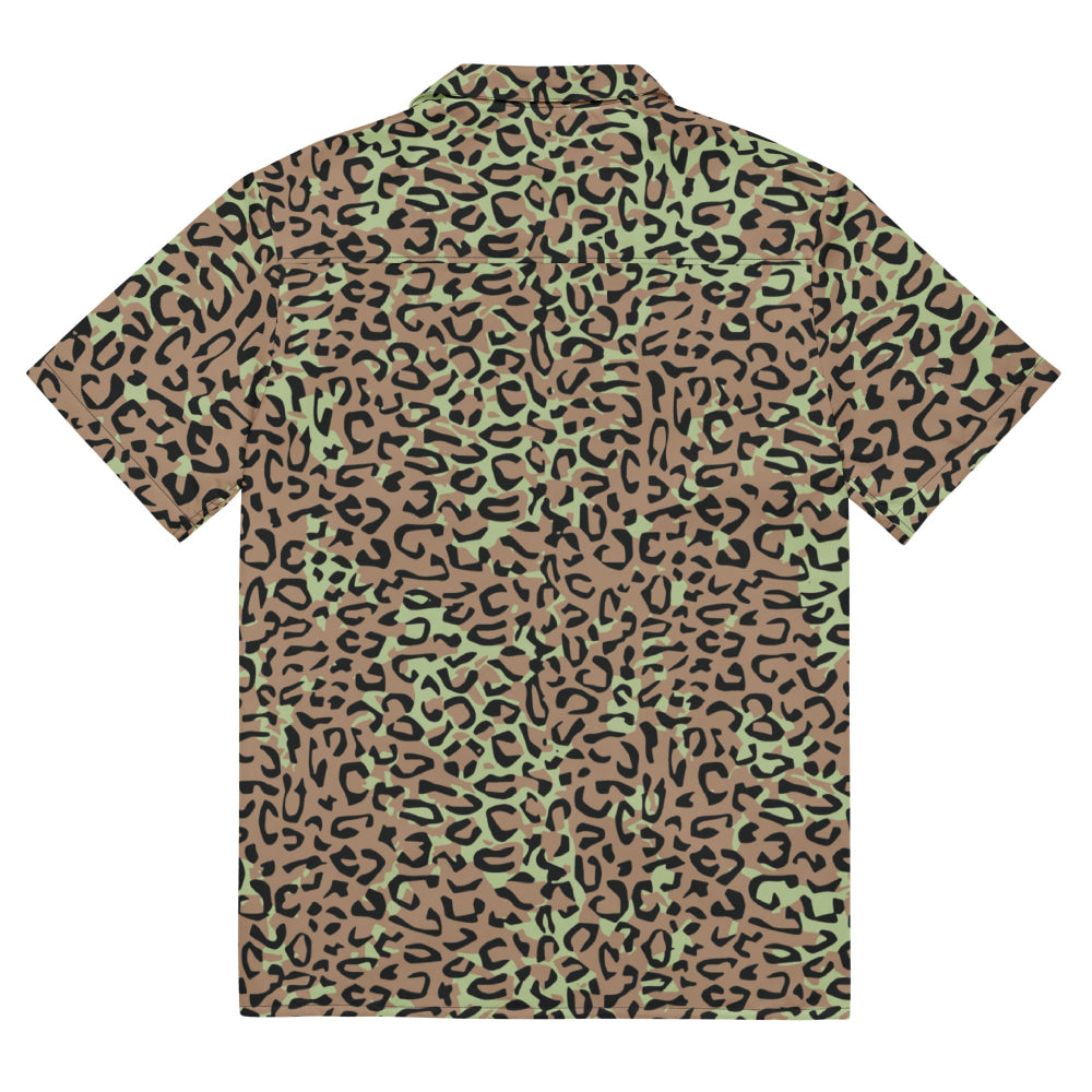 Congo (Zaire) Leopard Spot CAMO Unisex button shirt