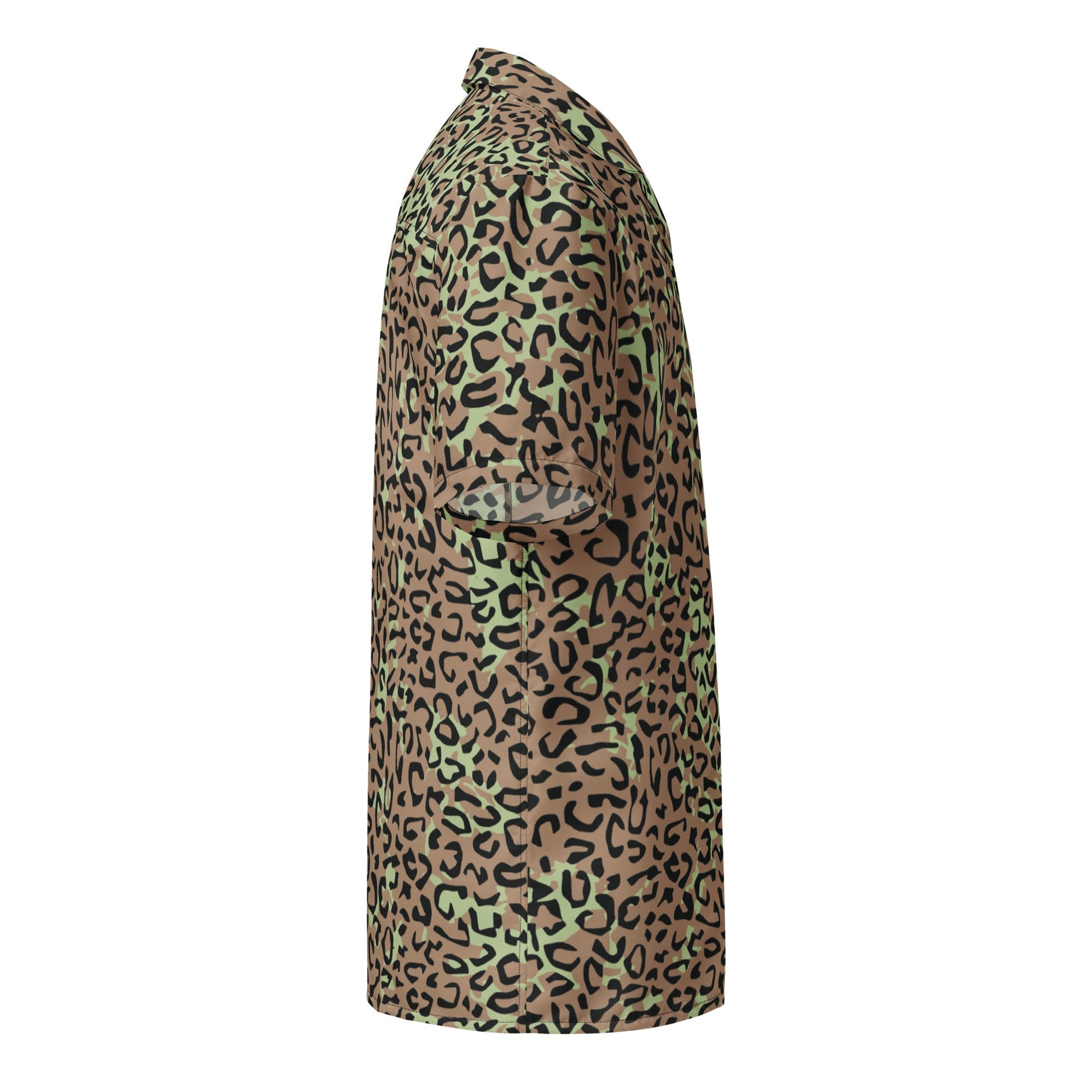 Congo (Zaire) Leopard Spot CAMO Unisex button shirt - Button Shirts