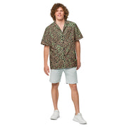 Leopard Spot Zaire CAMO Unisex Short-Sleeve Button Shirt - Button-Up