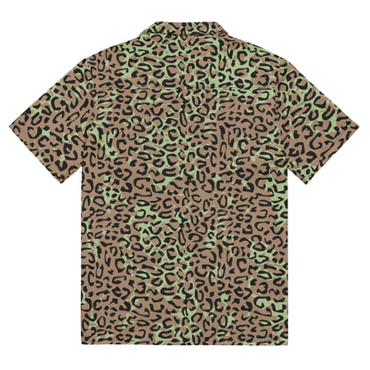 Congo (Zaire) Leopard Spot CAMO Unisex button shirt - Button Shirts
