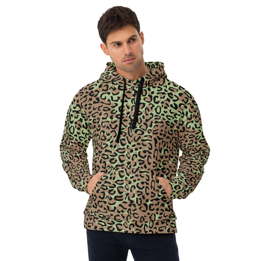 Congo (Zaire) Leopard Spot CAMO Unisex Hoodie - 2XS