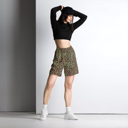 Congo (Zaire) Leopard Spot CAMO Unisex Mesh Shorts