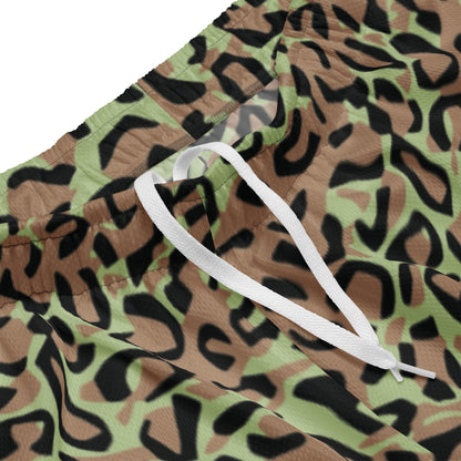 Congo (Zaire) Leopard Spot CAMO Unisex Mesh Shorts