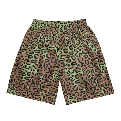 Congo (Zaire) Leopard Spot CAMO Unisex Mesh Shorts