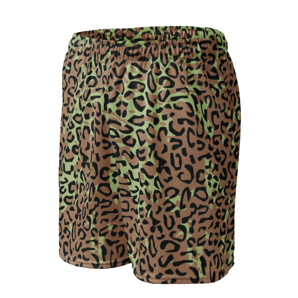 Congo (Zaire) Leopard Spot CAMO Unisex mesh shorts - Mesh Shorts