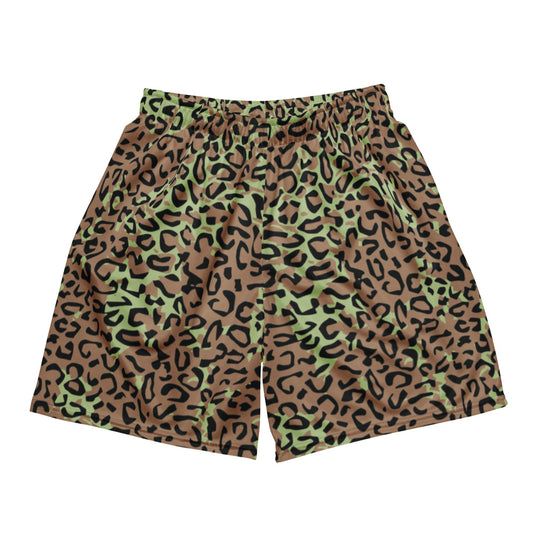 Congo (Zaire) Leopard Spot CAMO Unisex mesh shorts - 2XS - Mesh Shorts